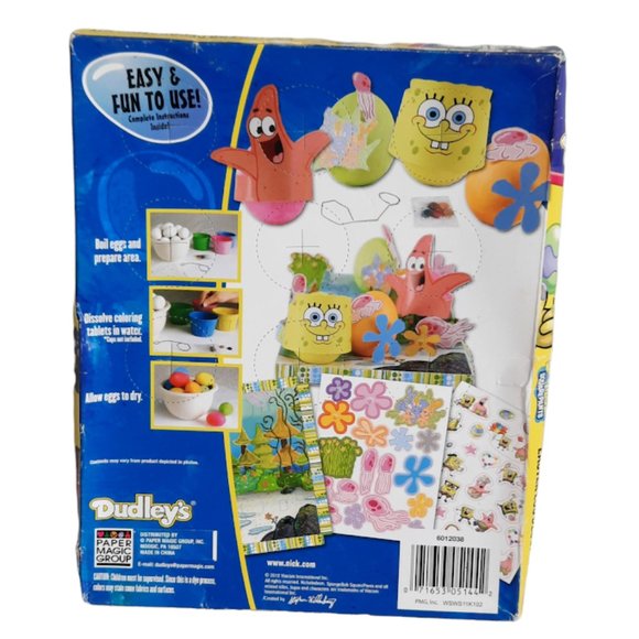 2012 SpongeBob Squarepants Easter Egg Decorating Kit - Picture 3 of 5